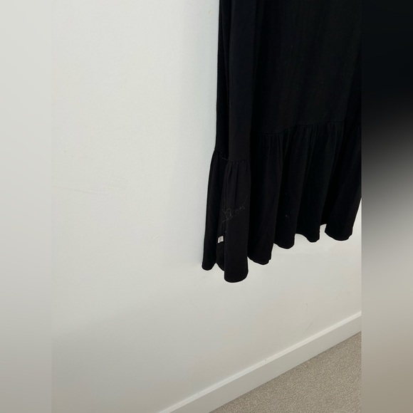 Jax + Lennon bamboo peplum black dress - Picture 9 of 10